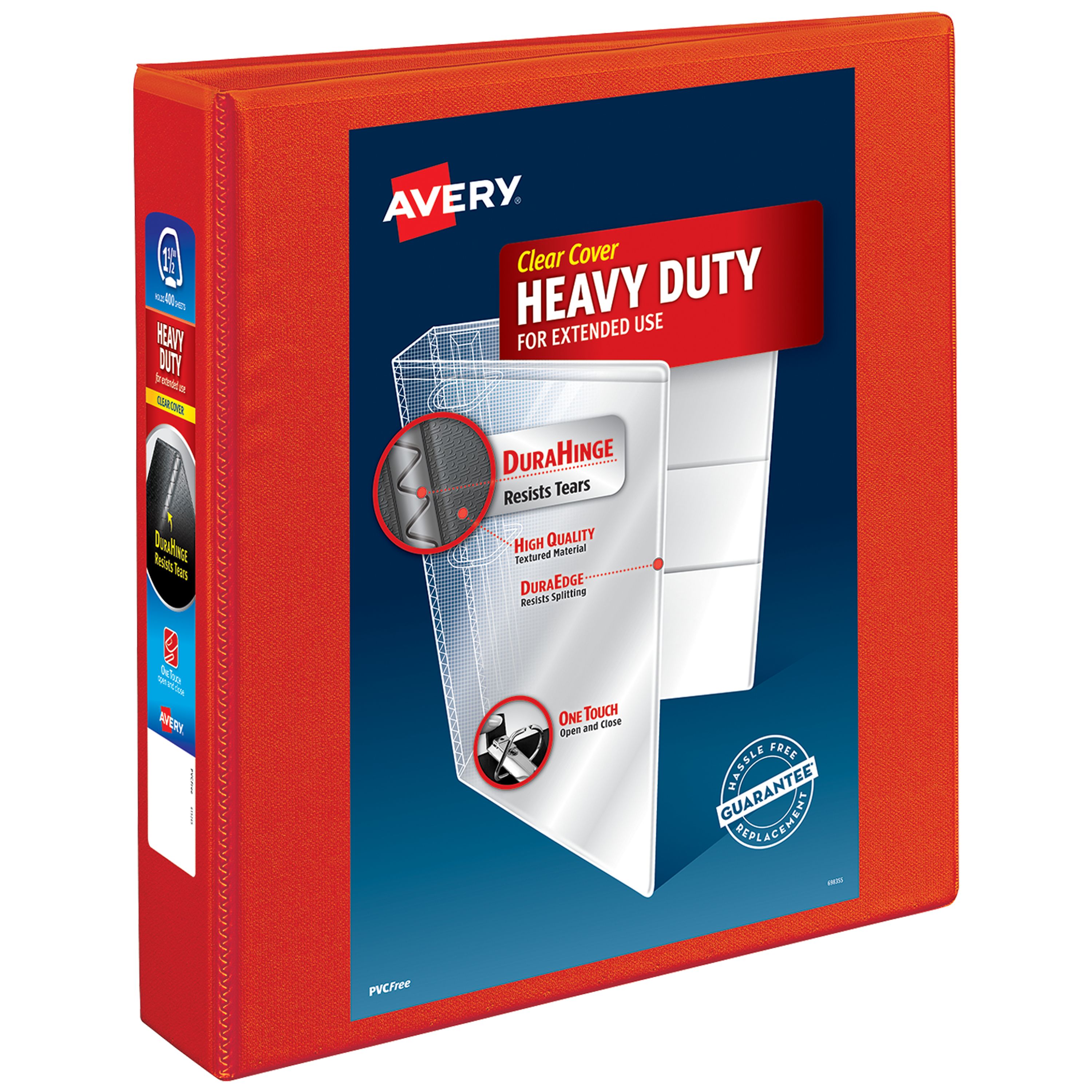 Heavy-Duty View Binder, 1.5